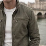 Valmont Vintage Olive Field Jacket - Cross & Crown