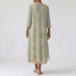 AMELIE SOFT GARDEN MIDI DRESS