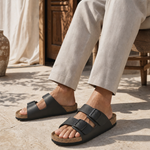 Continental Twin-Buckle Sandals - Cross & Crown