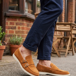 RAMSBURY SUEDE BUCKLE LOAFERS