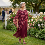 COSETTE FLORAL LAYERED DRESS SET