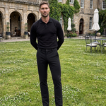 Bamboo Fiber Minimalist Straight Trousers - Cross & Crown