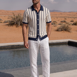 Atlantic Frame Knit Polo – Cross & Crown