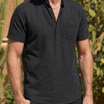 White Wellspring Linen T-Shirt – Cross & Crown