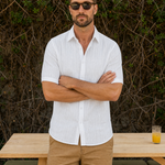 Lumière Linen Shirt – Cross & Crown