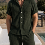 Summer Corduroy Set Shorts and Shirt - Cross & Crown