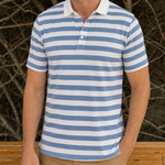 Azure Nautique Polo – Cross & Crown