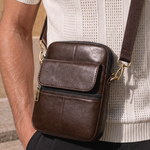 Essential Leather Shoulder Bag - Cross & Crown