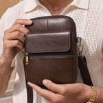 Essential Leather Shoulder Bag - Cross & Crown