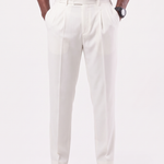 Premium Classic Elastic Trousers - Cross & Crown