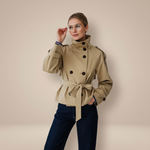 EVELYN BELTED TRENCH COAT