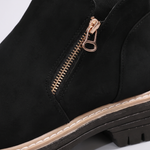MARGOT SUEDE PLATFORM ANKLE BOOTS