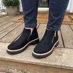 MARGOT SUEDE PLATFORM ANKLE BOOTS