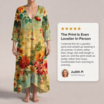 LYSANDRA FLORAL MIDI DRESS