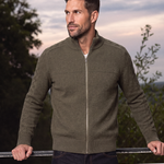 Cashmere Zip Sweater Knit Turtleneck - Cross & Crown