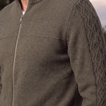 Cashmere Zip Sweater Knit Turtleneck - Cross & Crown