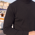 100% Merino Wool Turtleneck Sweater - Cross & Crown