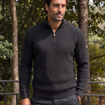 Classic Highland Quarter-Zip Sweater - Cross & Crown