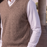100% Merino Wool Sweater Vest - Cross & Crown