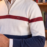 Quarter-Zip Jumper Sweater - Cross & Crown