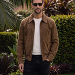 Monaco Suede Vintage Jacket - Cross & Crown