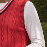Old Money Essential Knit Vest - Cross & Crown