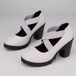 ELEGANT COMFORT BLOCK HEEL SHOES