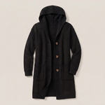 WARM ESSENTIAL HOODED CARDIGAN