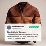 CLASSIC LAYER HALF ZIP SWEATER