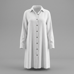 HOLLINMERE BUTTON-FRONT SHIRT DRESS