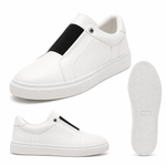 Drevo Genuine Leather Slip-On Sneakers