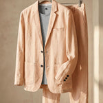 ENZO REFINED LINEN SUIT
