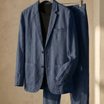 ENZO REFINED LINEN SUIT