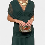 VALENTINA WILDFLOWER V-DRESS