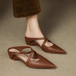 Aluna Genuine Leather Mules