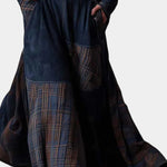 Elegant Long Vintage Checkered Marlis Dress