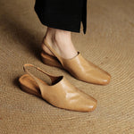 Svella Genuine Leather Slingbacks