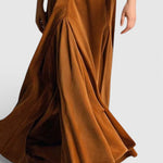 Camelia Long Velvet Blazer Style Dress