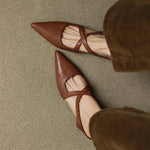 Aluna Genuine Leather Mules