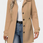 ELOISE BELTED MID-LENGTH COAT
