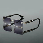 Dalton Rimless Rectangular Sunglasses