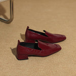 Sylvie Genuine Leather Heels