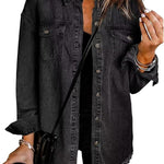 Robin Frayed-Hem Denim Shacket
