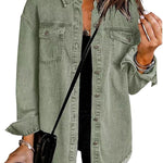 Robin Frayed-Hem Denim Shacket