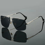 Dalton Rimless Square Sunglasses