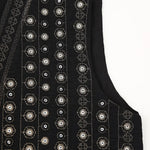 Jane Mirror Embroidered Boho Vest