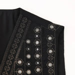 Jane Mirror Embroidered Boho Vest