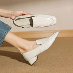 Sylvie Genuine Leather Heels