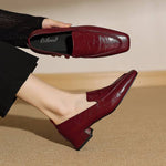 Sylvie Genuine Leather Heels