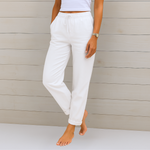 Harlow Breathable Wide-Leg Pants with Elastic Waist